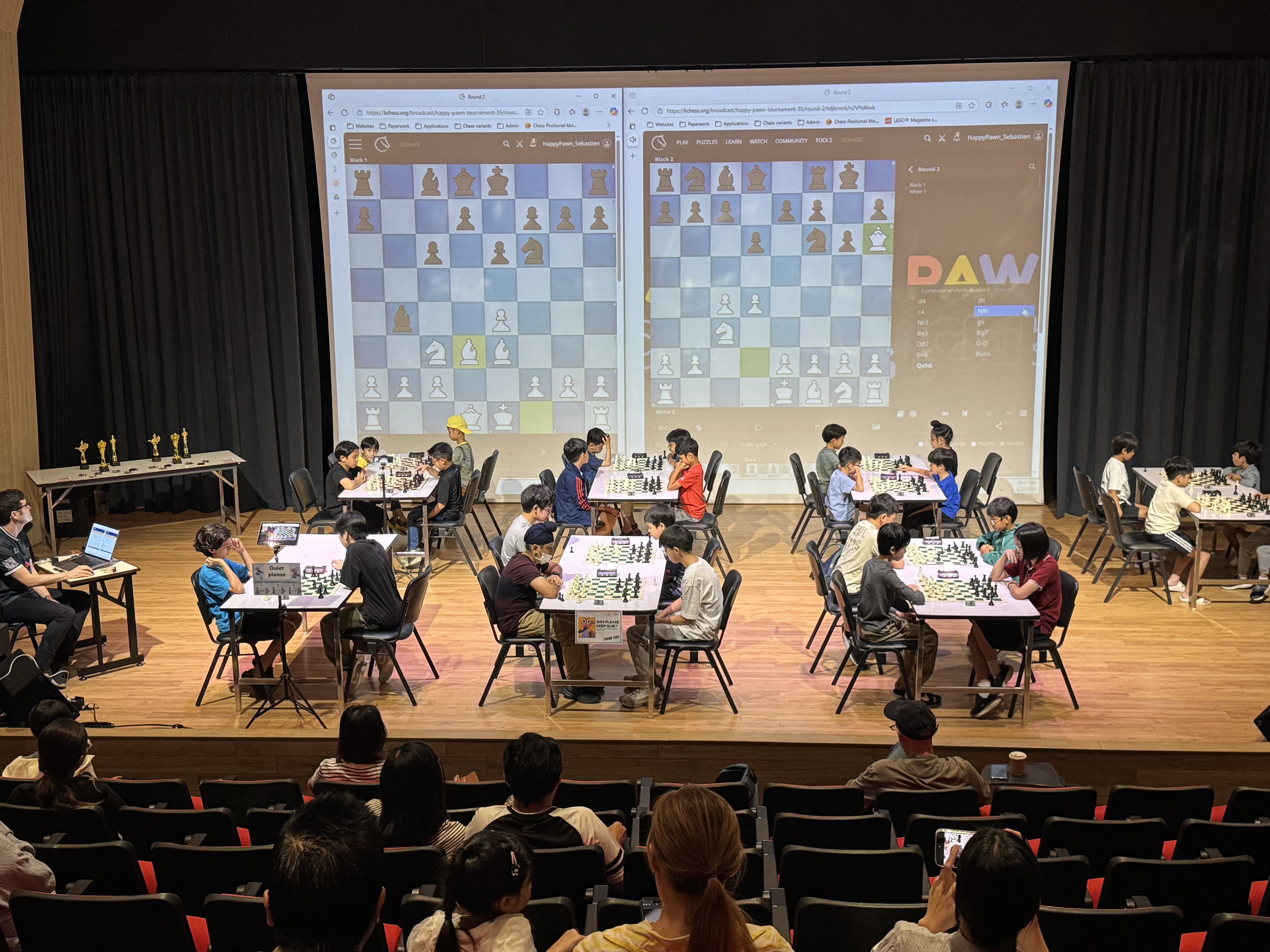 Young player focused at the chess board