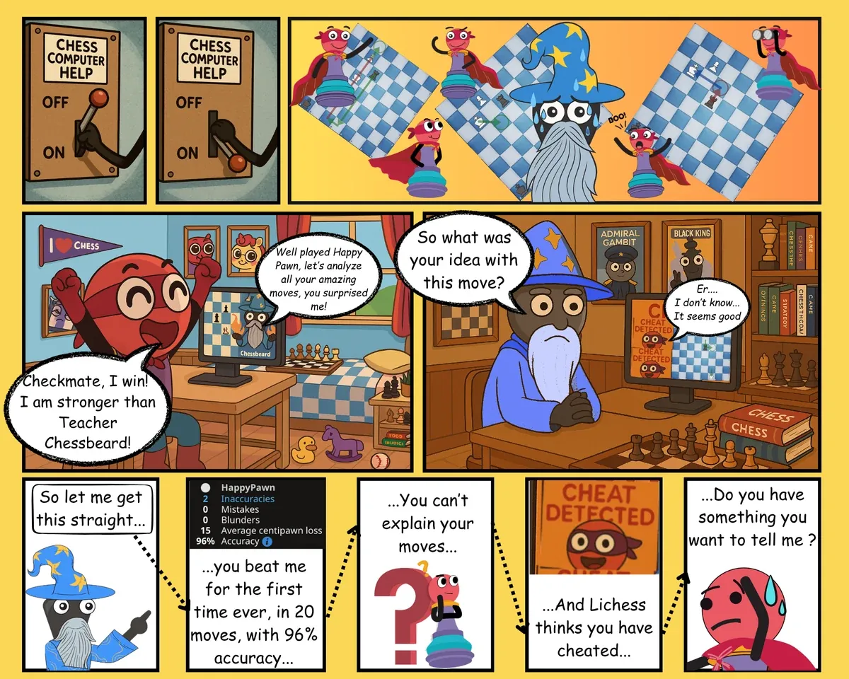 Happy Pawn and the Cheating Temptation — page 2