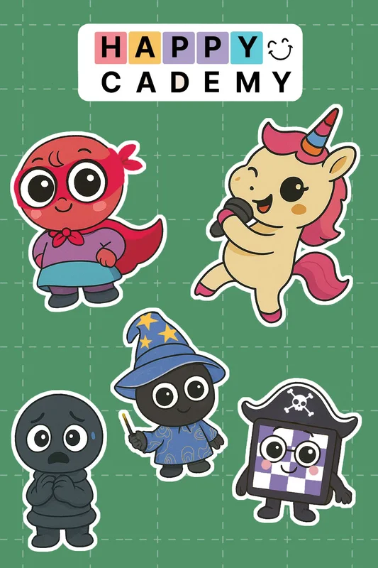 HappyCademy Characters