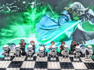 Lego chess board Star Wars White