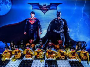 Chessboard Justice league white