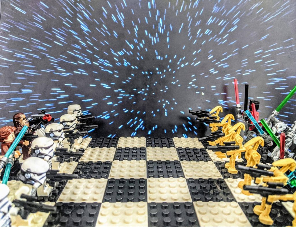 Lego chess board Star Wars