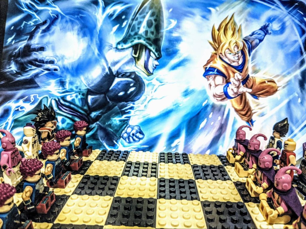 Lego chess board Dragon Ball