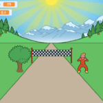 sprint race video game