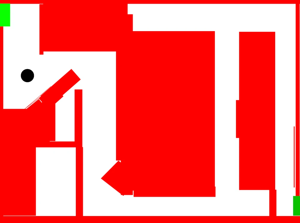 The maze video game