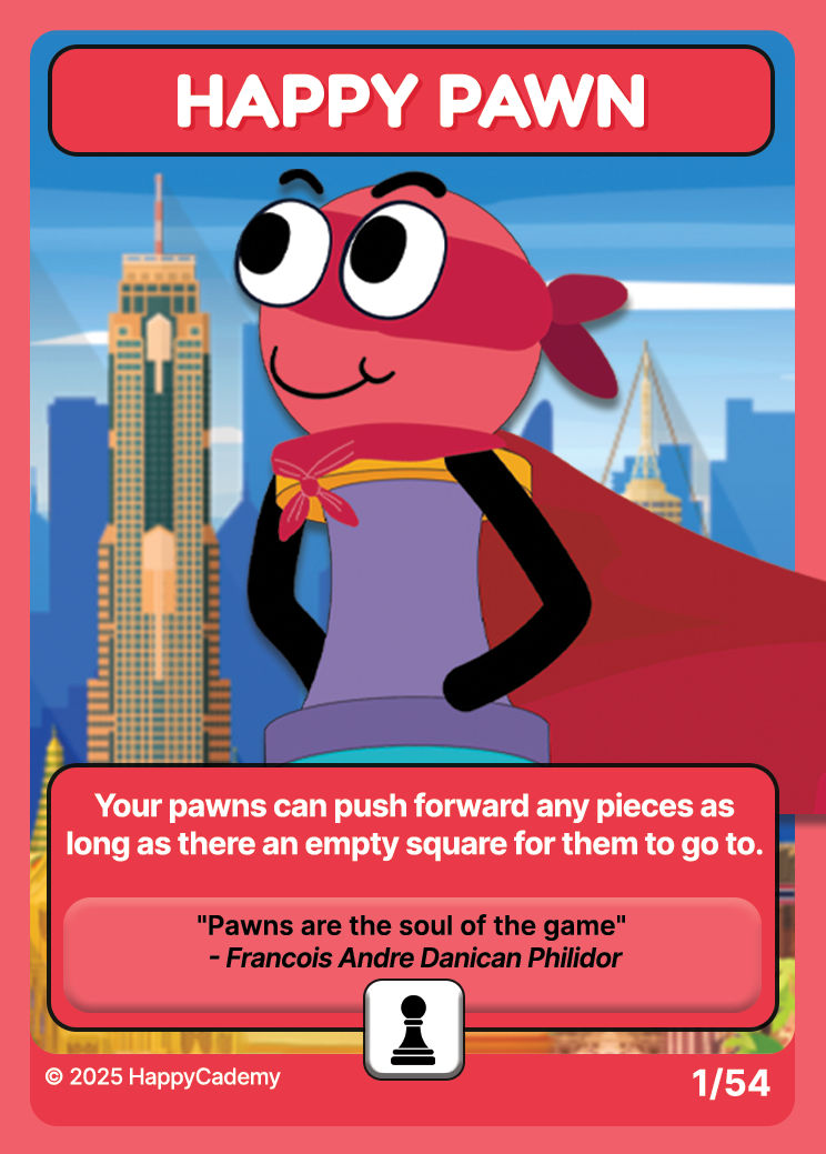 Happy Pawn front