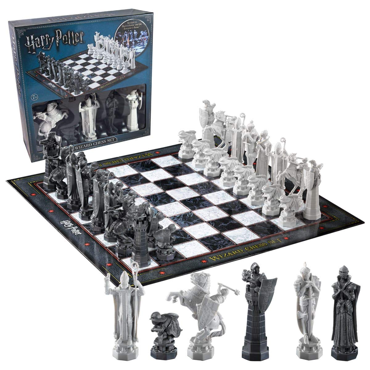 Harry Potter Wizard Chess Set — full 3D piece set on themed board