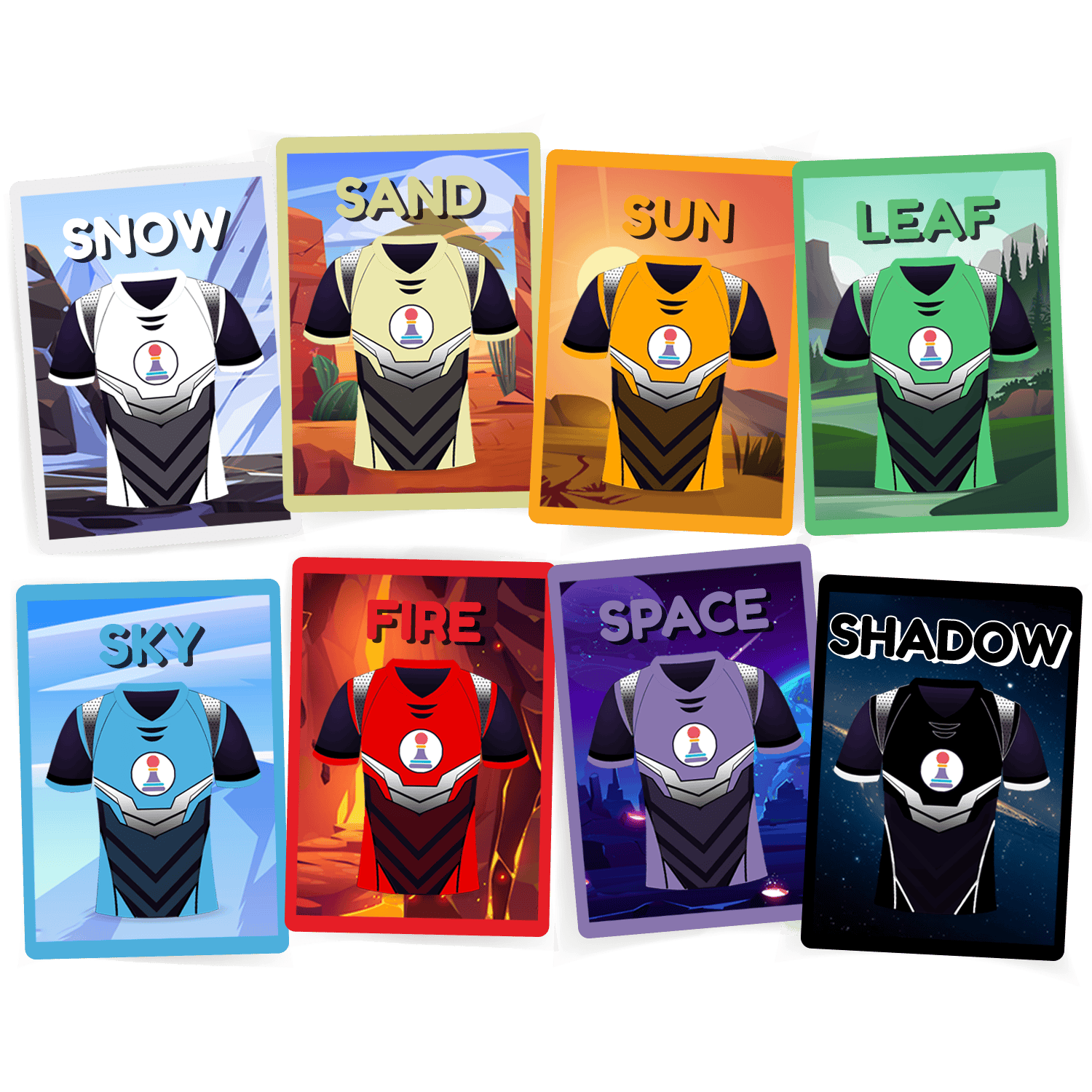All 8 Happy Pawn Armor levels